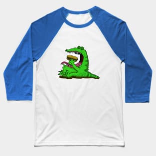 iguana Burger Baseball T-Shirt